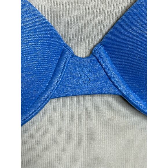 Victoria's Secret blue uplift semi demi blue bra size 32C - Picture 7 of 8